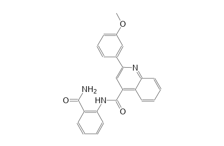 N-[2-(aminocarbonyl)phenyl]-2-(3-methoxyphenyl)-4-quinolinecarboxamide