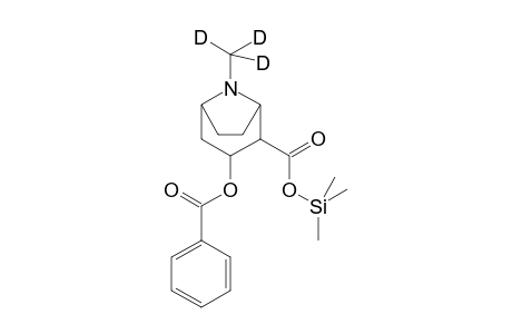 Cocaine-M (benzoylecgonine)-D3 TMS