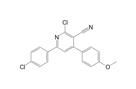 2-Chloro-6-(4-chlorophenyl)-4-(4-methoxylphenyl)nicotinonitrile