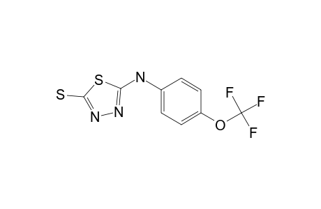 5-{[4-(Trifluoromethoxy)phenyl]amino}-1,3,4-thiadiazole-2-thiol