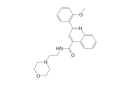 2-(2-methoxyphenyl)-N-[2-(4-morpholinyl)ethyl]-4-quinolinecarboxamide