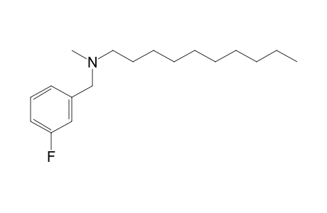3-Fluorobenzylamine, N-decyl-N-methyl-