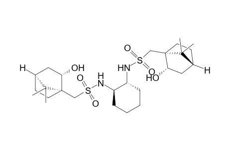 (1R,2S,4S,1'R,2'R,1''R,2"S,4"R)-N-[trans-2'-[2"-Hydroxy-7",7"-dimethylbicyclo[2.2.1]hept-1"-ylmethylsulfonamino]cyclohexyl]-2-hydroxy-7,7-dimethylbicyclo[2.2.1]hept-1-ylmethanesulfonamide