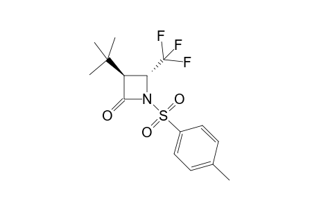 (3S,4R)-3-tert-Butyl-1-(toluene-4-sulfonyl)-4-trifluoromethyl-azetidin-2-one