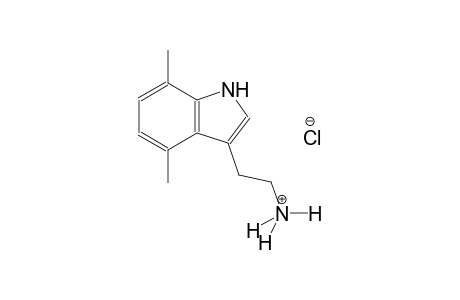 2-(4,7-dimethyl-1H-indol-3-yl)ethanaminium chloride