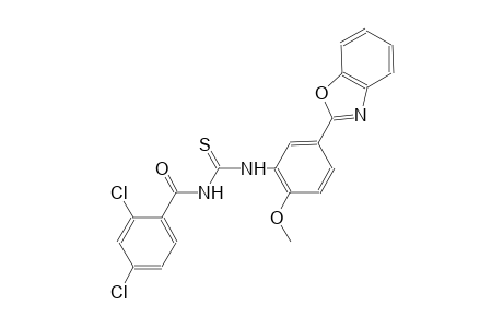 N-[5-(1,3-benzoxazol-2-yl)-2-methoxyphenyl]-N'-(2,4-dichlorobenzoyl)thiourea