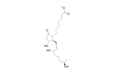Methyl(+,-)-8-epi-9-oxo-11.alpha.,15.beta.,19.alpha./.beta.-trihydroxy prost-13-cis-enoate