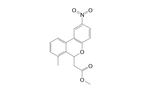6-METHOXYCARBONYLMETHYL-7-METHYL-2-NITRO-6H-DIBENZOPYRAN