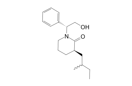 (3R)-1-[(1R)-2-hydroxy-1-phenyl-ethyl]-3-(2-methylbutyl)-2-piperidone