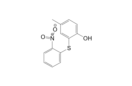 4-Methyl-2-((2-nitrophenyl)thio)phenol