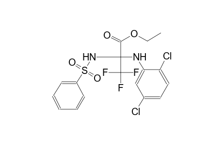 alanine, N-(2,5-dichlorophenyl)-3,3,3-trifluoro-2-[(phenylsulfonyl)amino]-, ethyl ester