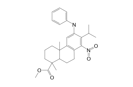 METHYL-12-(HENYL)-AMINO-14-NITRODEHYDROABIETATE