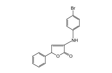 3-(p-bromoanilino)-5-phenyl-2(5H)-furanone