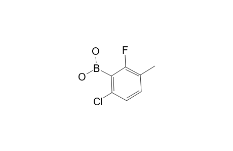 2-Chloro-6-fluoro-5-methylphenylboronic acid