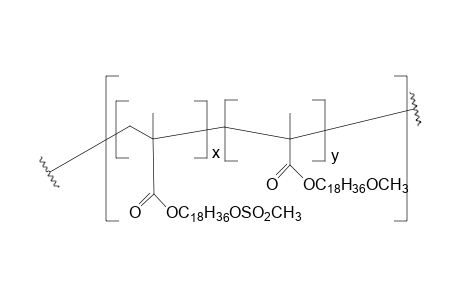 Copolymer methacrylate PEG mesylate-methoxy-PEG methacrylate (10/90)