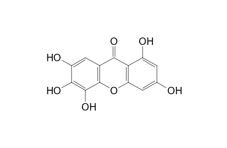 1,3,5,6,7-pentahydroxy-9-xanthenone