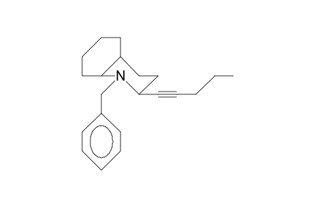 N-Benzyl-2-(pent-1-ynyl)-cis-decahydro-quinoline