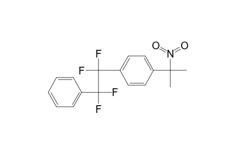 Benzene, 1-(1-methyl-1-nitroethyl)-4-(1,1,2,2-tetrafluoro-2-phenylethyl)-