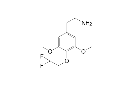 4-(2,2-Difluoroethoxy)-3,5-dimethoxyphenethylamine