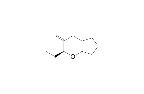 3.beta.-Ethyl-4-methylene-2-oxabicyclo[4.3.0]nonane