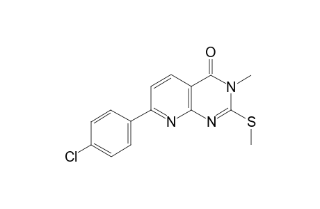7-(4-Chlorophenyl)-3-methyl-2-(methylthio)pyrido[2,3-d]pyrimidin-4(3H)-one