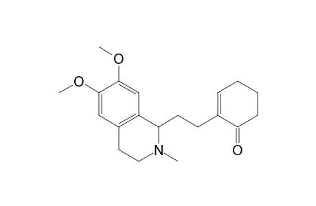 2-Cyclohexen-1-one, 2-[2-(1,2,3,4-tetrahydro-6,7-dimethoxy-2-methyl-1-isoquinolinyl)ethyl]-
