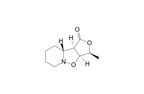 (3S*,3aS*,9aR*,9bR*)-Octahydro-3-methyl-1H-furo[3',4':4,5]-isoxazolo[2,3-a]pyridin-1-one