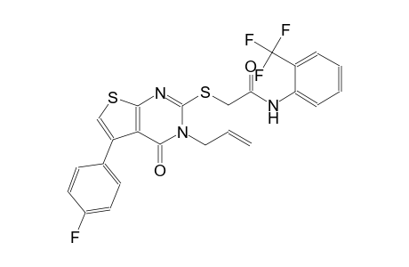 acetamide, 2-[[5-(4-fluorophenyl)-3,4-dihydro-4-oxo-3-(2-propenyl)thieno[2,3-d]pyrimidin-2-yl]thio]-N-[2-(trifluoromethyl)phenyl]-