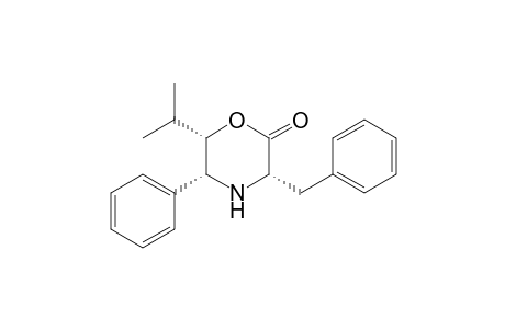 (3S,5R,6S)-3-benzyl-5-phenyl-6-propan-2-ylmorpholin-2-one