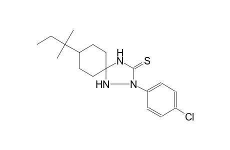 2-(4-chlorophenyl)-8-tert-pentyl-1,2,4-triazaspiro[4.5]decane-3-thione