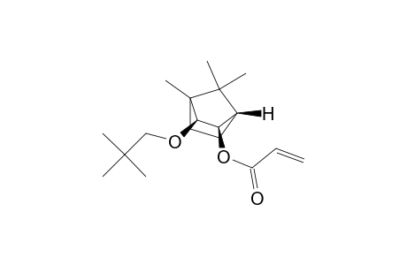 2-Propenoic acid, 3-(2,2-dimethylpropoxy)-4,7,7-trimethylbicyclo[2.2.1]hept-2-yl ester, [1S-(exo,exo)]-