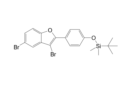 tert-Butyl-[4-(3,5-dibromo-1-benzofuran-2-yl)phenoxy]-dimethylsilane