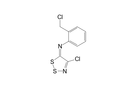 4-Chloro-5-(2-chloromethylphenylimino)-5H-1,2,3-dithiazole