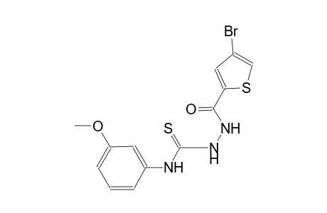 2-[(4-bromo-2-thienyl)carbonyl]-N-(3-methoxyphenyl)hydrazinecarbothioamide