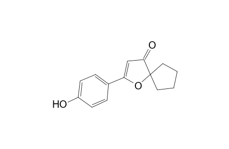 2-(4-Hydroxyphenyl)-1-oxaspiro[4.4]non-2-en-4-one