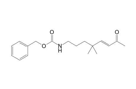 Benzyl 2,2-dimethyl-7-oxooct-5-enylcarbamate