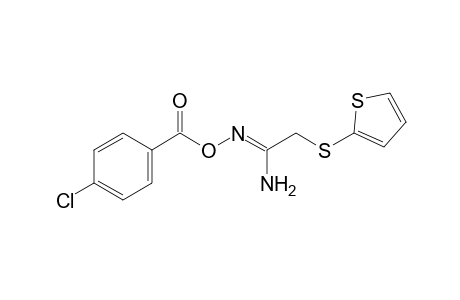 O-(p-chlorobenzoyl)-2-[(2-thienyl)thio]acetamidoxime