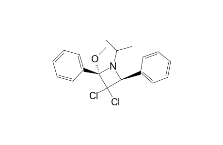 (2S,4S)-3,3-Dichloro-1-isopropyl-2-methoxy-2,4-diphenyl-azetidine