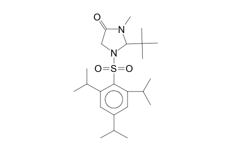 2-t-Butyl-3-methyl-1-(2,4,6-triisopropyl-benzenesulfonyl)-imidazolidin-4-one