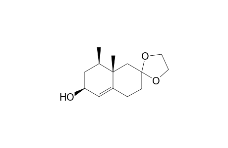 (6'S,8'R,8a'S)-(+)-8,8a'-Dimethyl-3',4',6',7',8',8a'-hexahydrospiro[1,3-dioxolane-2,2'(1'H)naphthalen]-6'-ol