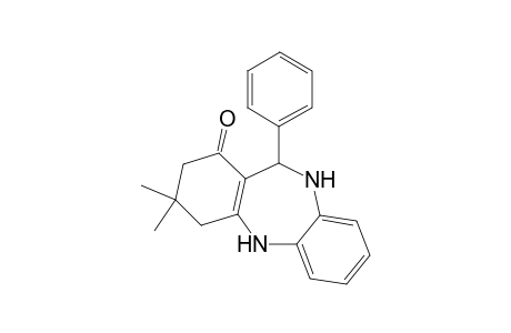 3,3-Dimethyl-2,3,4,5,10,11-hexahydro-11-[phenyl]-1H-dibenzo-[b,e][1,4]diazepin-1-one