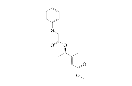 (E,4R)-3-methyl-4-[1-oxo-2-(phenylthio)ethoxy]-2-pentenoic acid methyl ester