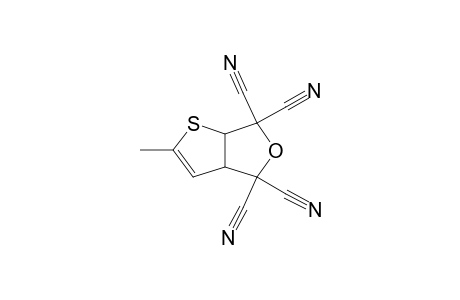 Thieno[2,3-c]furan-4,4,6,6-tetracarbonitrile, 3a,6a-dihydro-2-methyl-