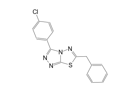 [1,2,4]triazolo[3,4-b][1,3,4]thiadiazole, 3-(4-chlorophenyl)-6-(phenylmethyl)-