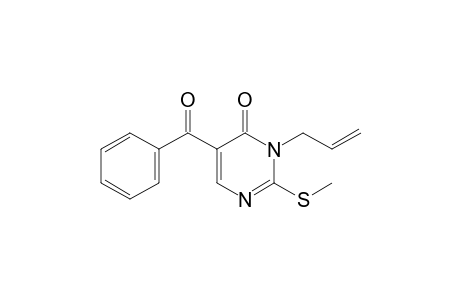 3-Allyl-5-benzoyl-2-(methylthio)pyrimidin-4(3H)-one