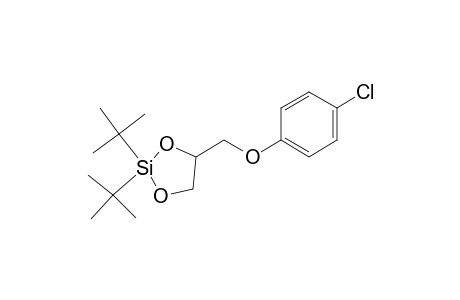 2,2-Di(t-butyl)-4-[(p-chlorophenoxy)methyl]-2-sila-1,3-dioxacyclopentane