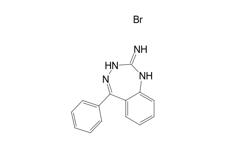 5-Phenyl-2-imino-1,3-dihydro-2H-1,3,4-benzotriazepine Hydrobromide