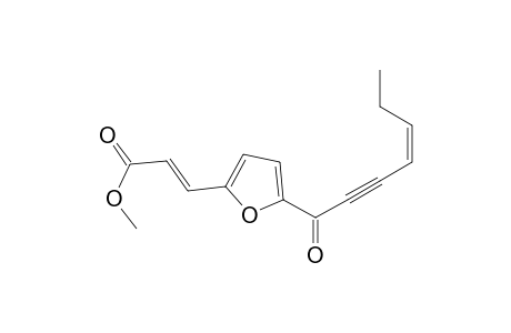 (E)-3-[5-[(Z)-1-oxohept-4-en-2-ynyl]-2-furanyl]-2-propenoic acid methyl ester
