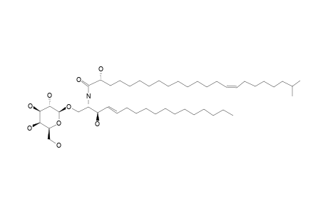 BAC-4-4A;1-O-(BETA-D-GALACTOPYRANOSYL)-(2S,3R,4E)-2-[(2'R,15'Z)-2-HYDROXYTETRACOSENOYLAMINO]-4-HEPTADECENE-1,3-DIOL