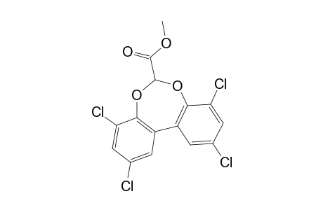 2,4,8,10-TETRACHLORODIBENZO[d,f][1,3]DIOXEPIN-6-CARBOXYLIC ACID, METHYL ESTER